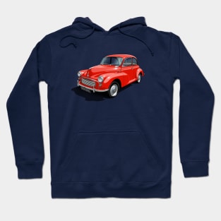 Morris Minor in signal red Hoodie